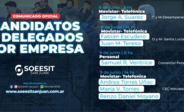 candidatos a delegados por empresa