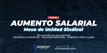 Aumento salarial Mesa de Unidad Sindical