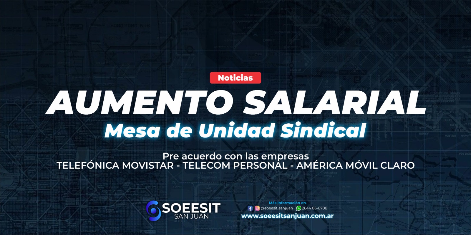 Aumento salarial Mesa de Unidad Sindical